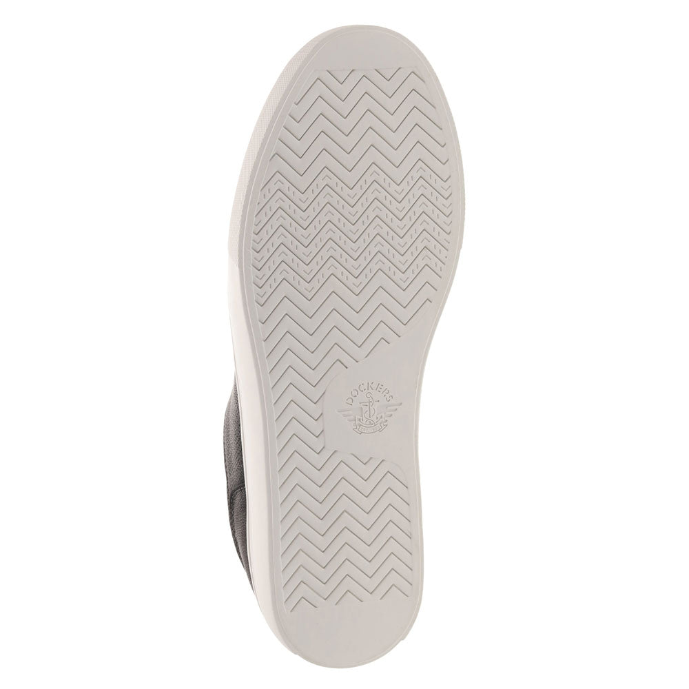 Black-Dockers Mens Landon Synthetic Leather Casual Lace Up Sneaker Shoe