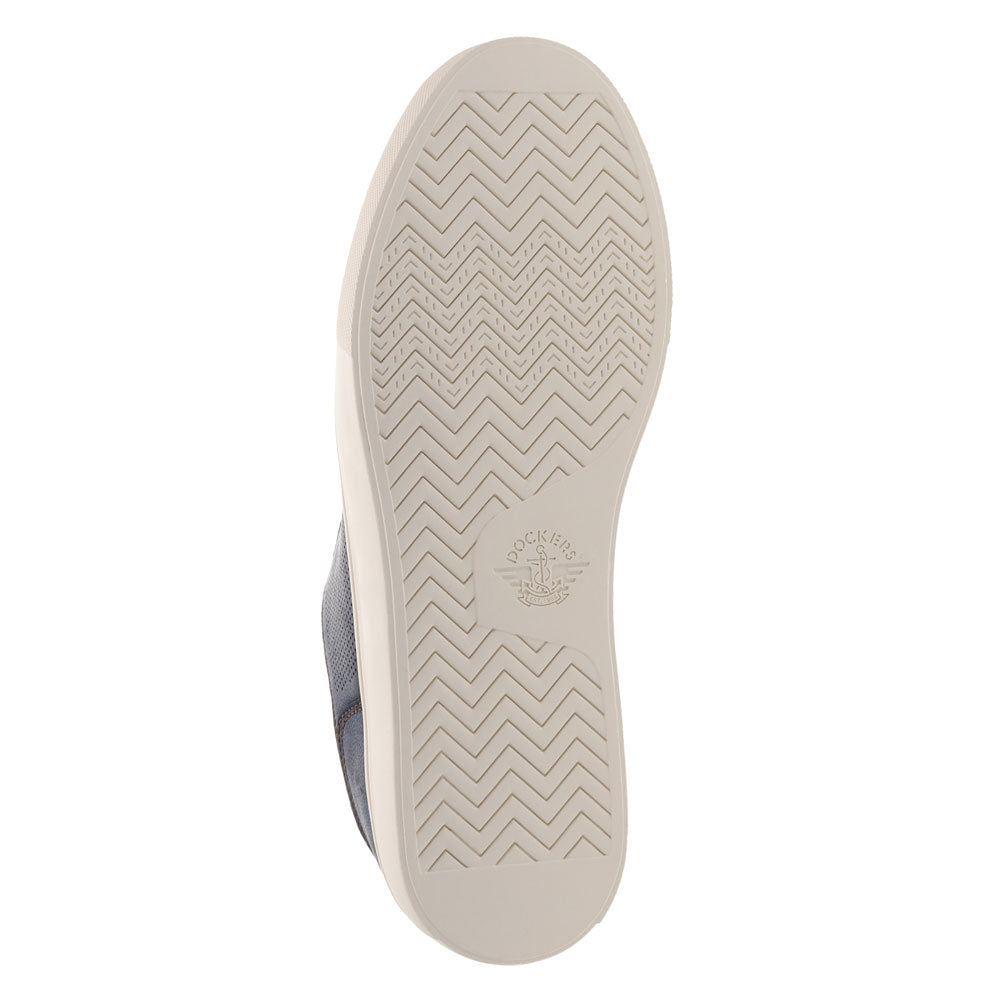 Navy-Dockers Mens Landon Synthetic Leather Casual Lace Up Sneaker Shoe