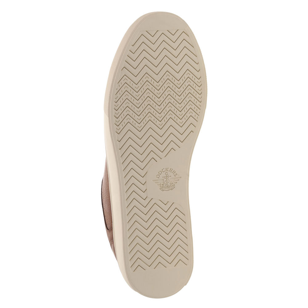 Tan-Dockers Mens Jensen Synthetic Leather Casual Lace Up Sneaker Shoe