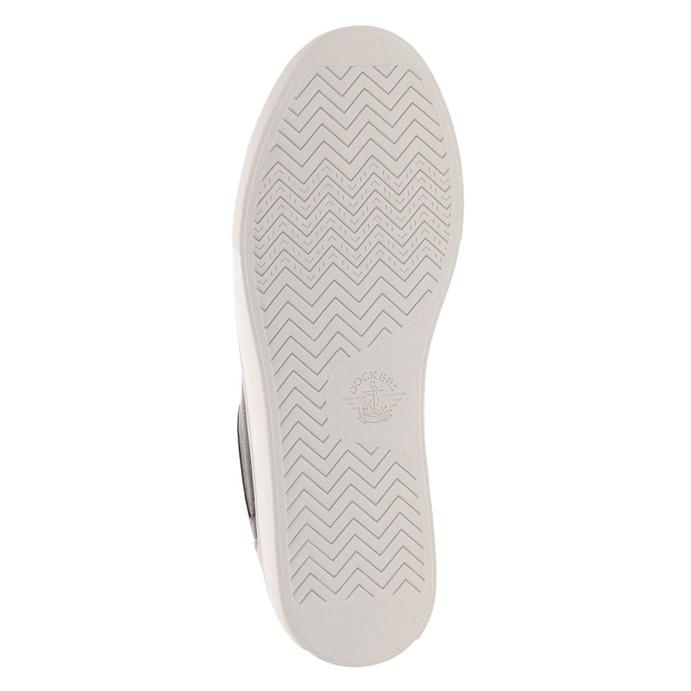 Black-Dockers Mens Jensen Synthetic Leather Casual Lace Up Sneaker Shoe