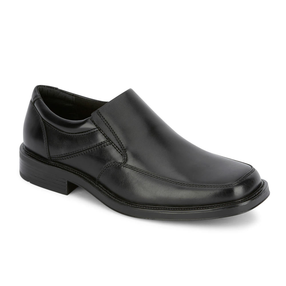 slip on loafer dress shoes Alfredo Mens Black Slip-on Leather The Suit Depot Bring true sophistication and class to your look with these easy on/easy off slip ons Men's Factory Second Loafers |