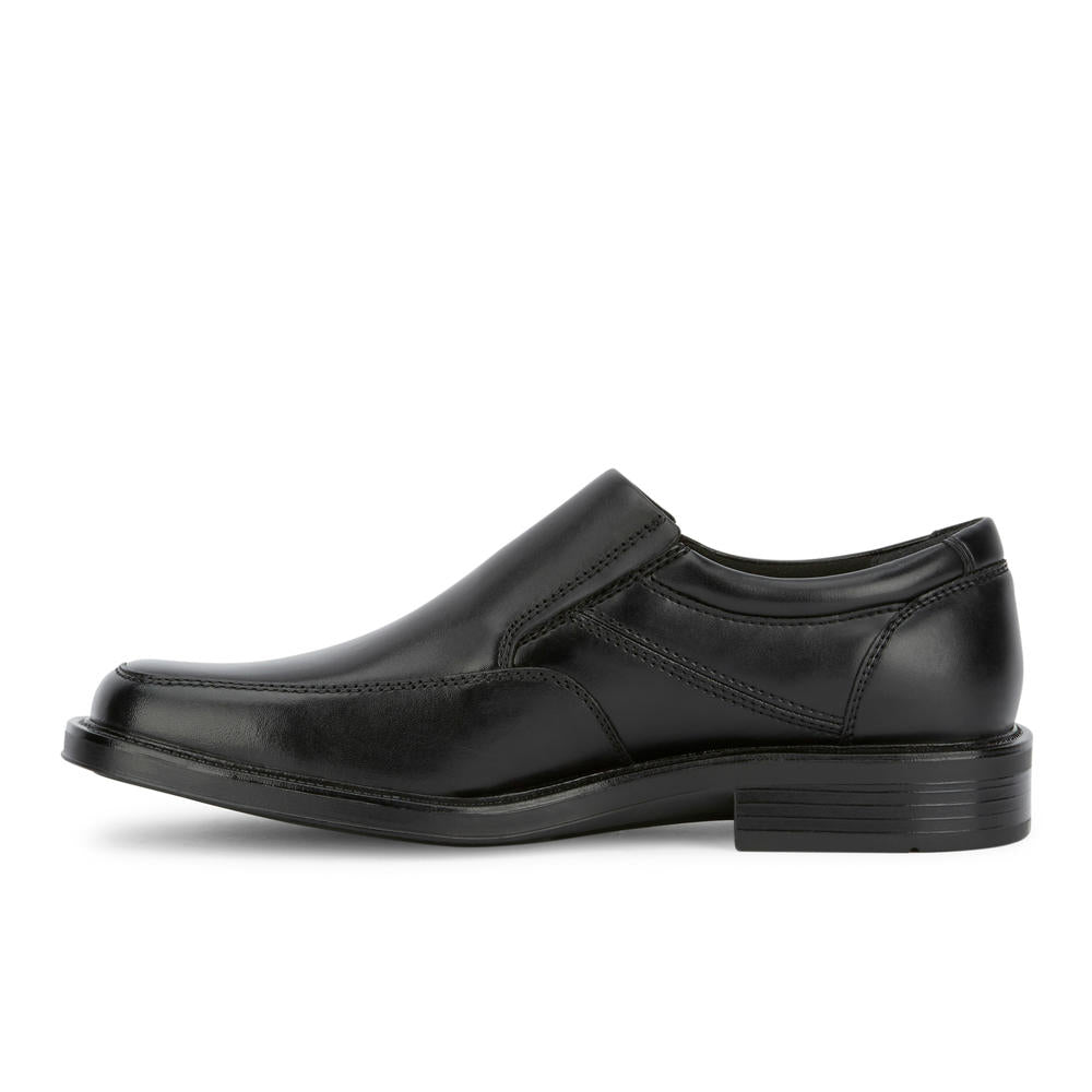 Black-Dockers Mens Emptor Synthetic Leather Business Dress Slip-on Loafer Shoe