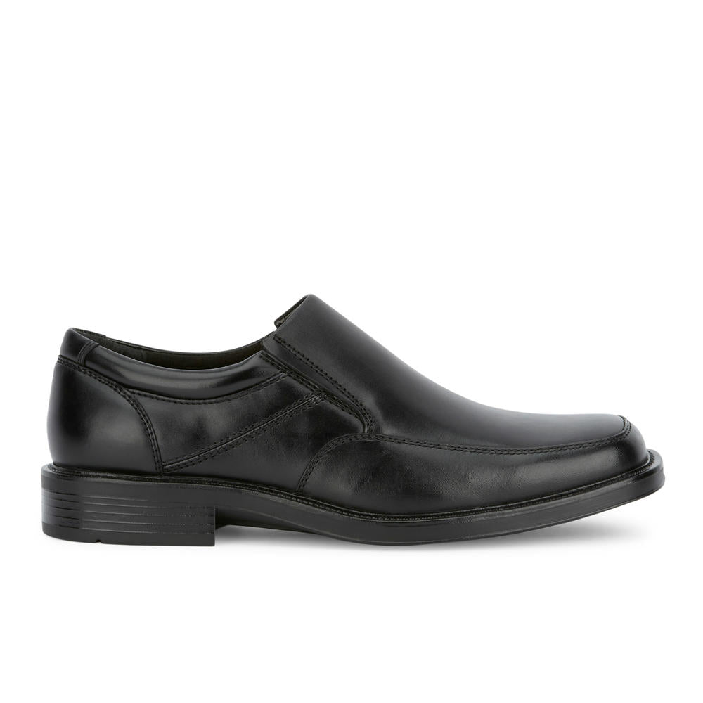 Black-Dockers Mens Emptor Synthetic Leather Business Dress Slip-on Loafer Shoe