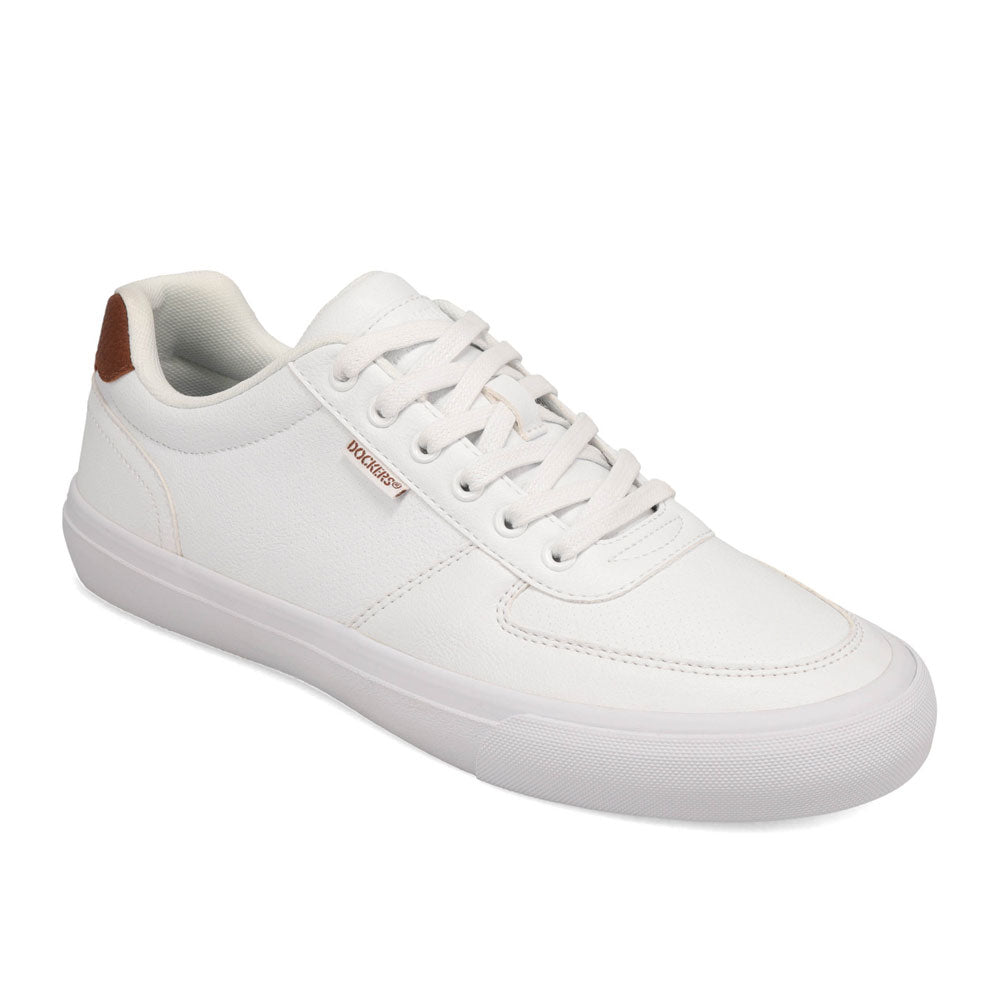 White/ Tan-Dockers Mens McCoy Casual Sneaker