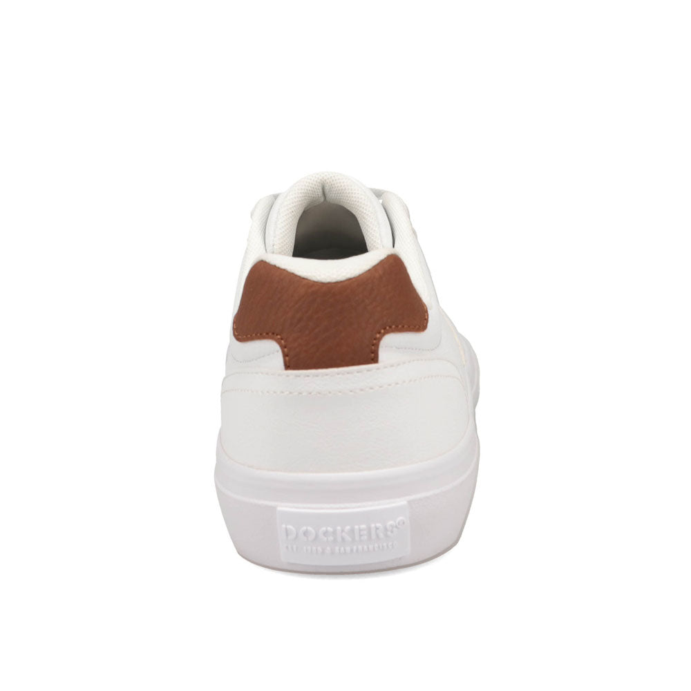 White/ Tan-Dockers Mens McCoy Casual Sneaker