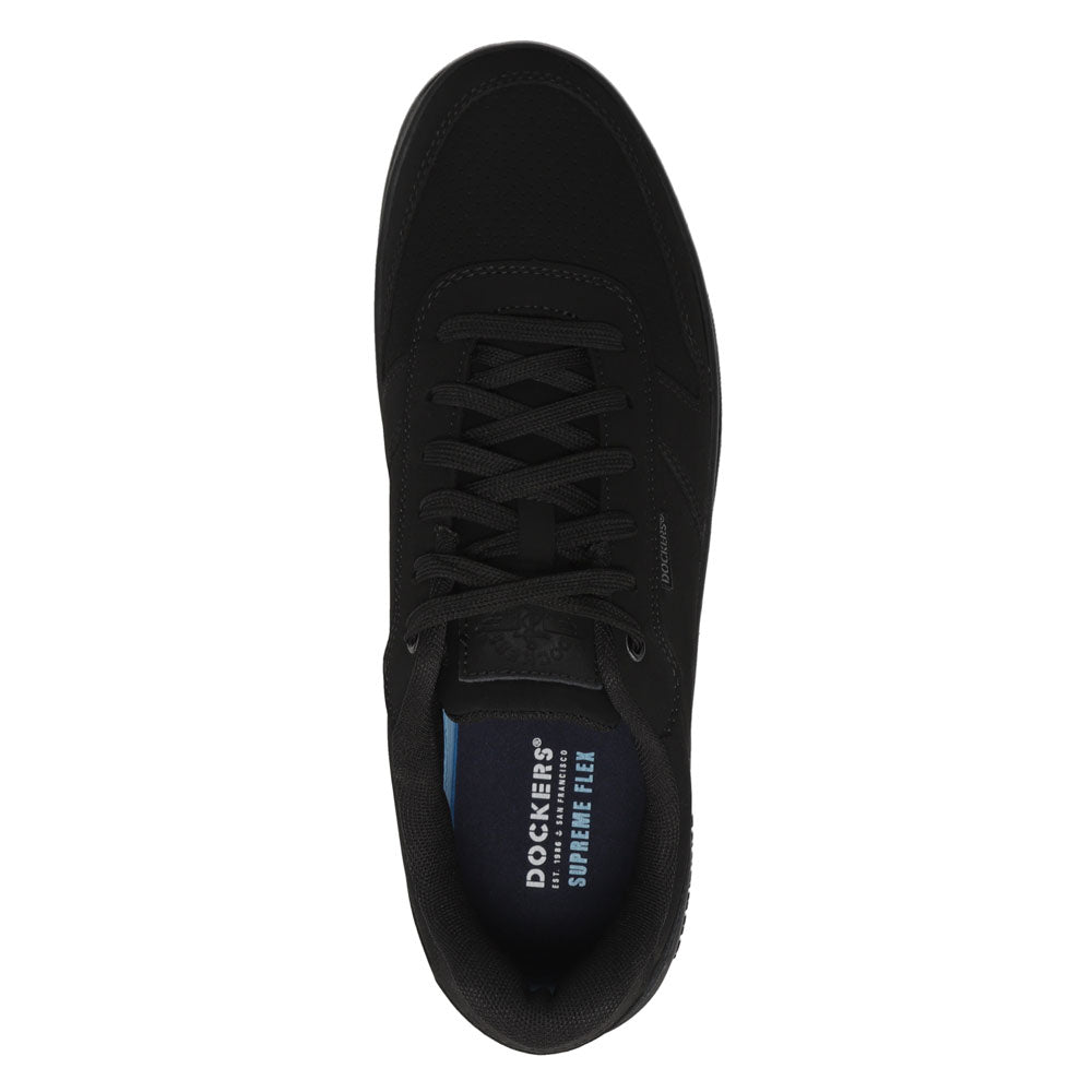 Black Mono-Dockers Mens Energy Lo Casual Lace Up Sneaker Shoe