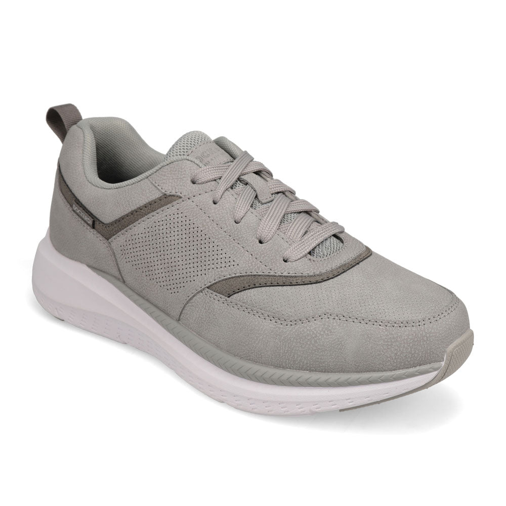 Grey/Charcoal-Dockers Mens Tenacity Casual Lace Up Sneaker