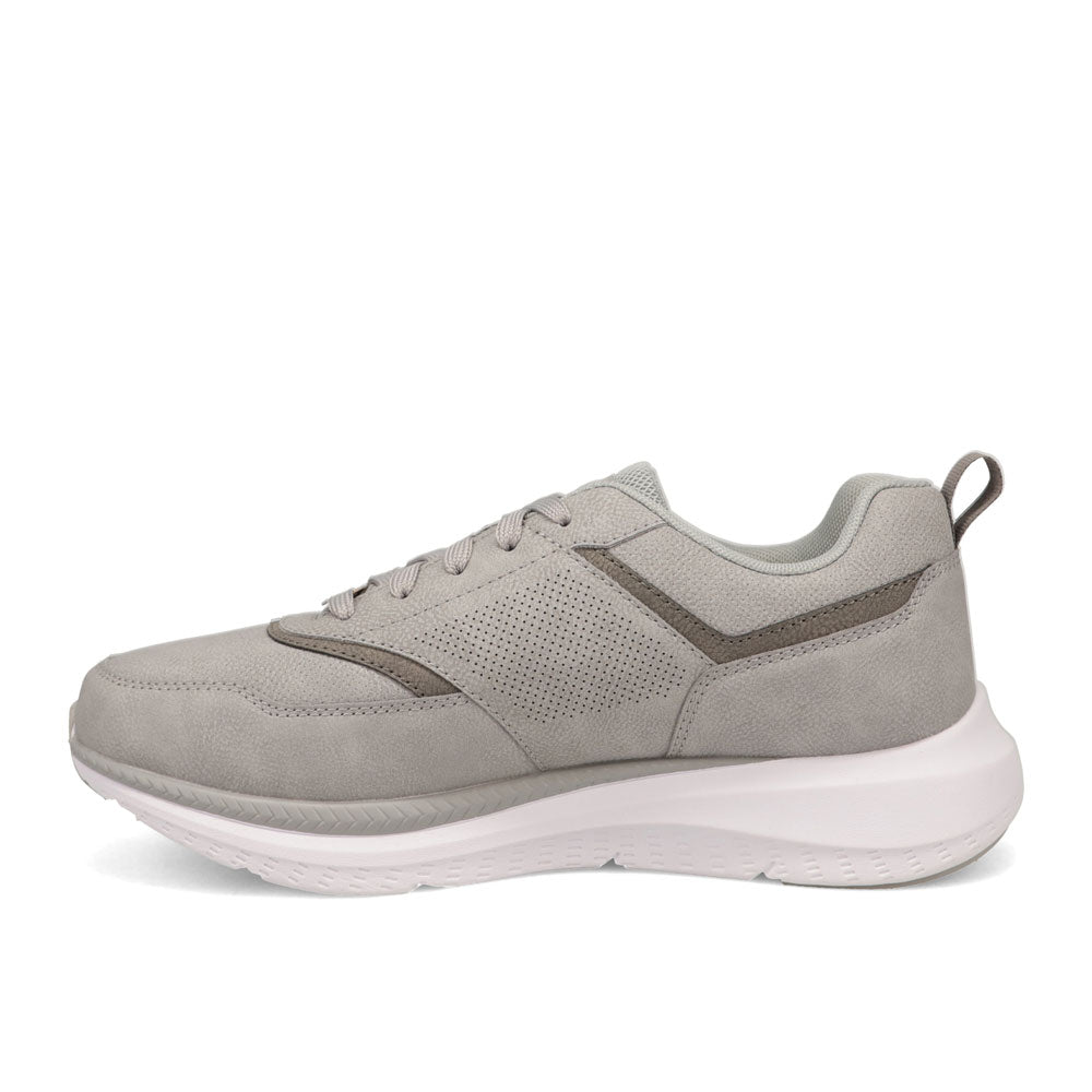 Grey/Charcoal-Dockers Mens Tenacity Casual Lace Up Sneaker