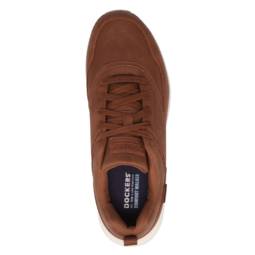 British Tan-Dockers Mens Tenacity Casual Lace Up Sneaker