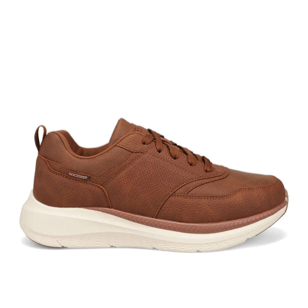 British Tan-Dockers Mens Tenacity Casual Lace Up Sneaker