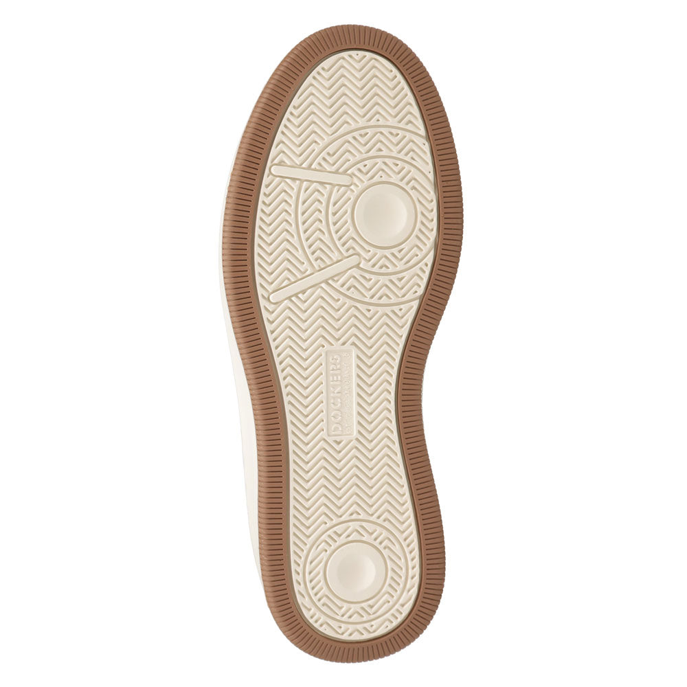 Brown/British Tan-Dockers Mens Overtime Laser Casual Lace Up Sneaker