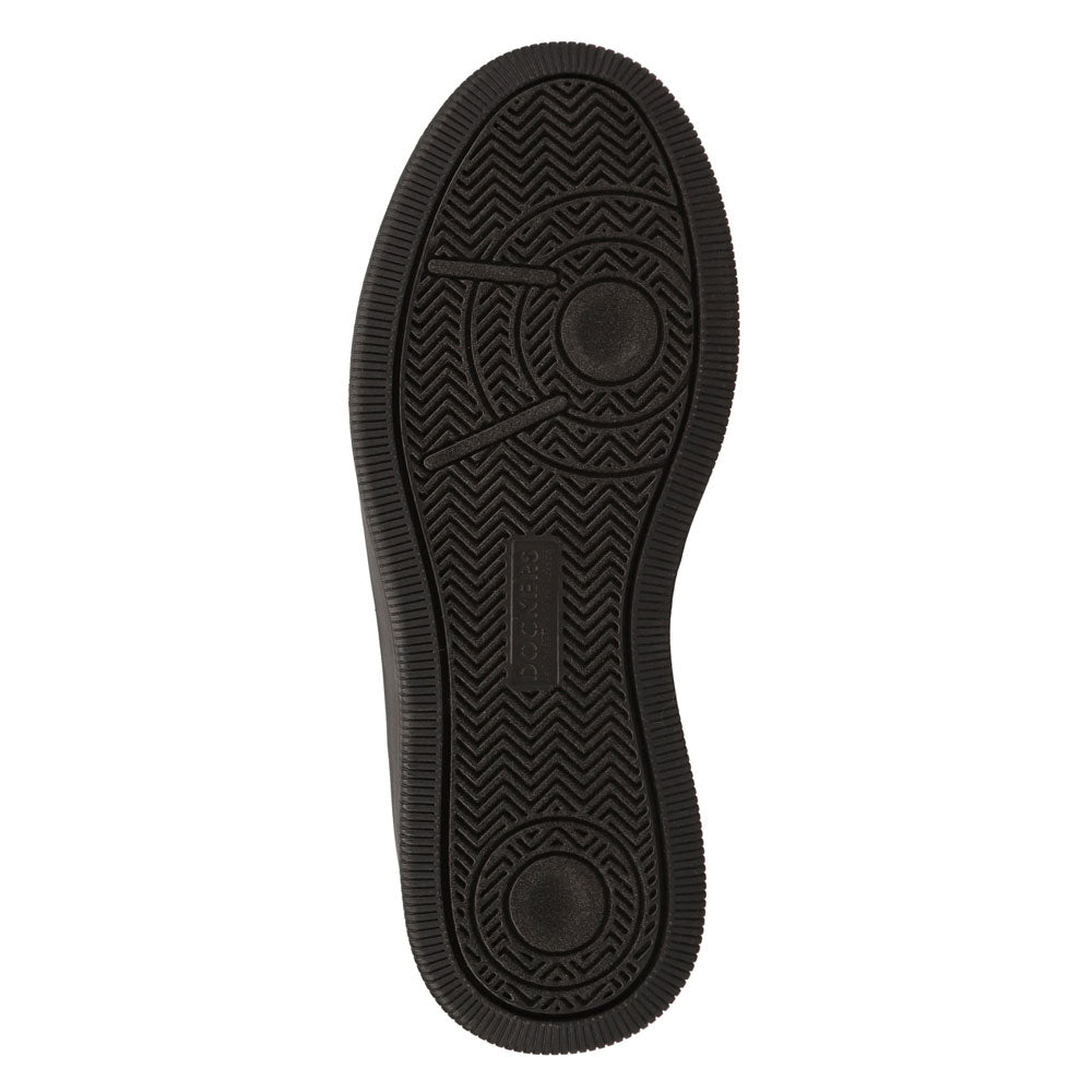 Black Mono-Dockers Mens Overtime Laser Casual Lace Up Sneaker