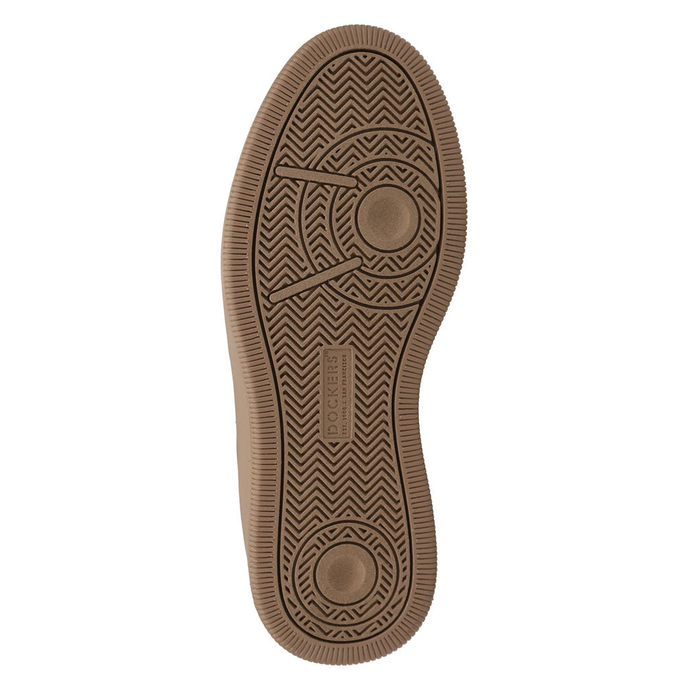 Tan/Chocolate-Dockers Mens Overtime Laser Casual Lace Up Sneaker
