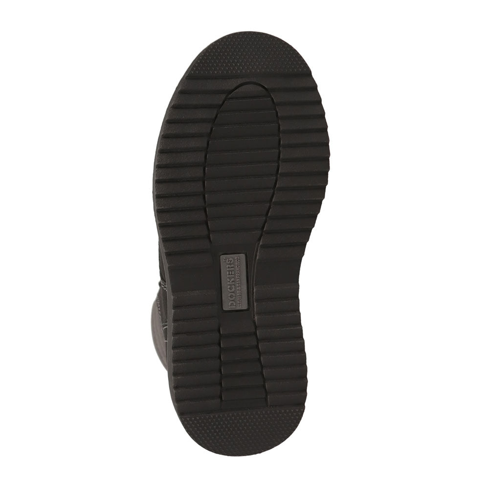 Black-Dockers Big Kids Davey Rugged Casual Tumbled Moc Toe Boot