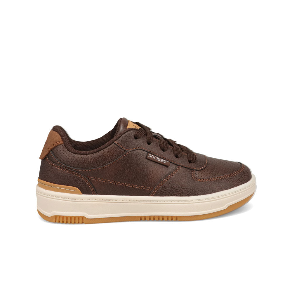 Brown/British Tan-Dockers Little Kids Frederick Casual Sneaker