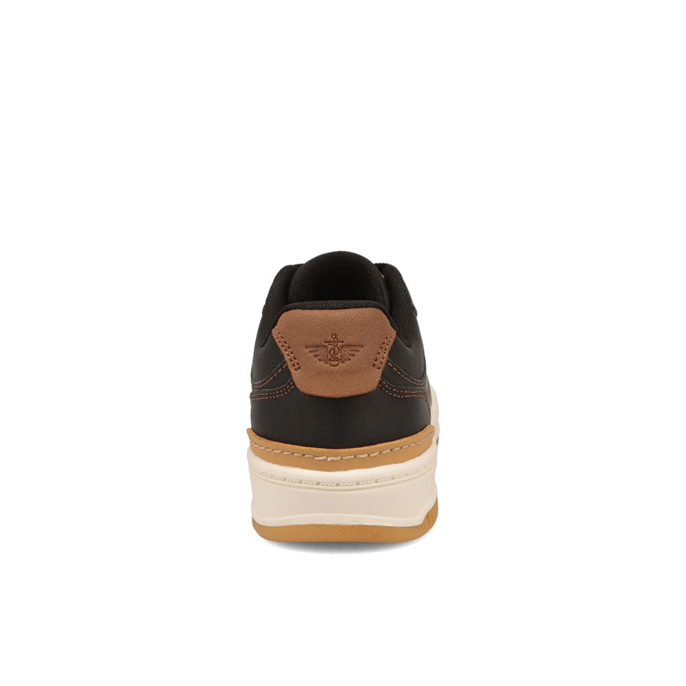 Black / British Tan-Dockers Little Kids Frederick Casual Sneaker