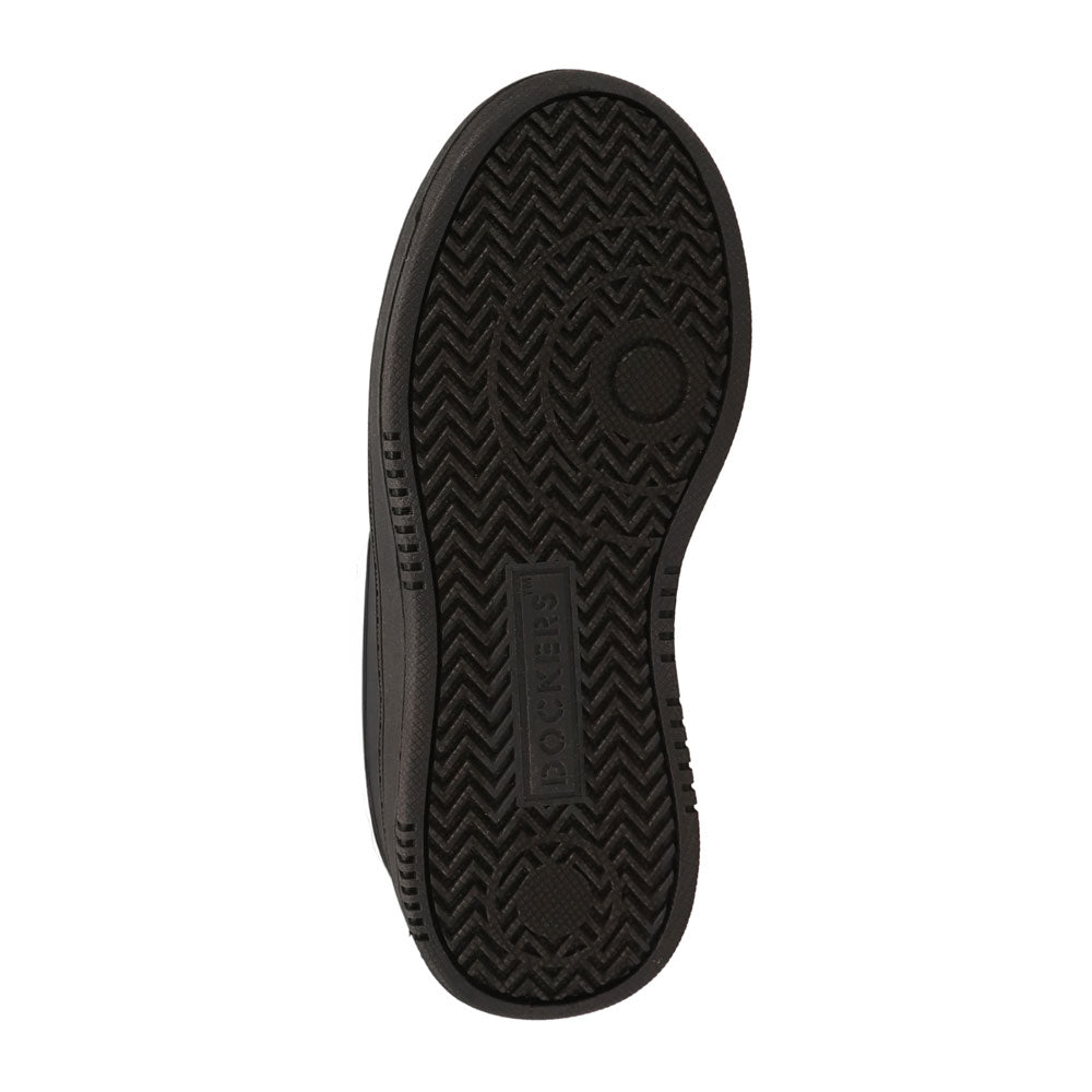 Black Mono-Dockers Little Kids Overtime Laser Casual Sneaker Shoe