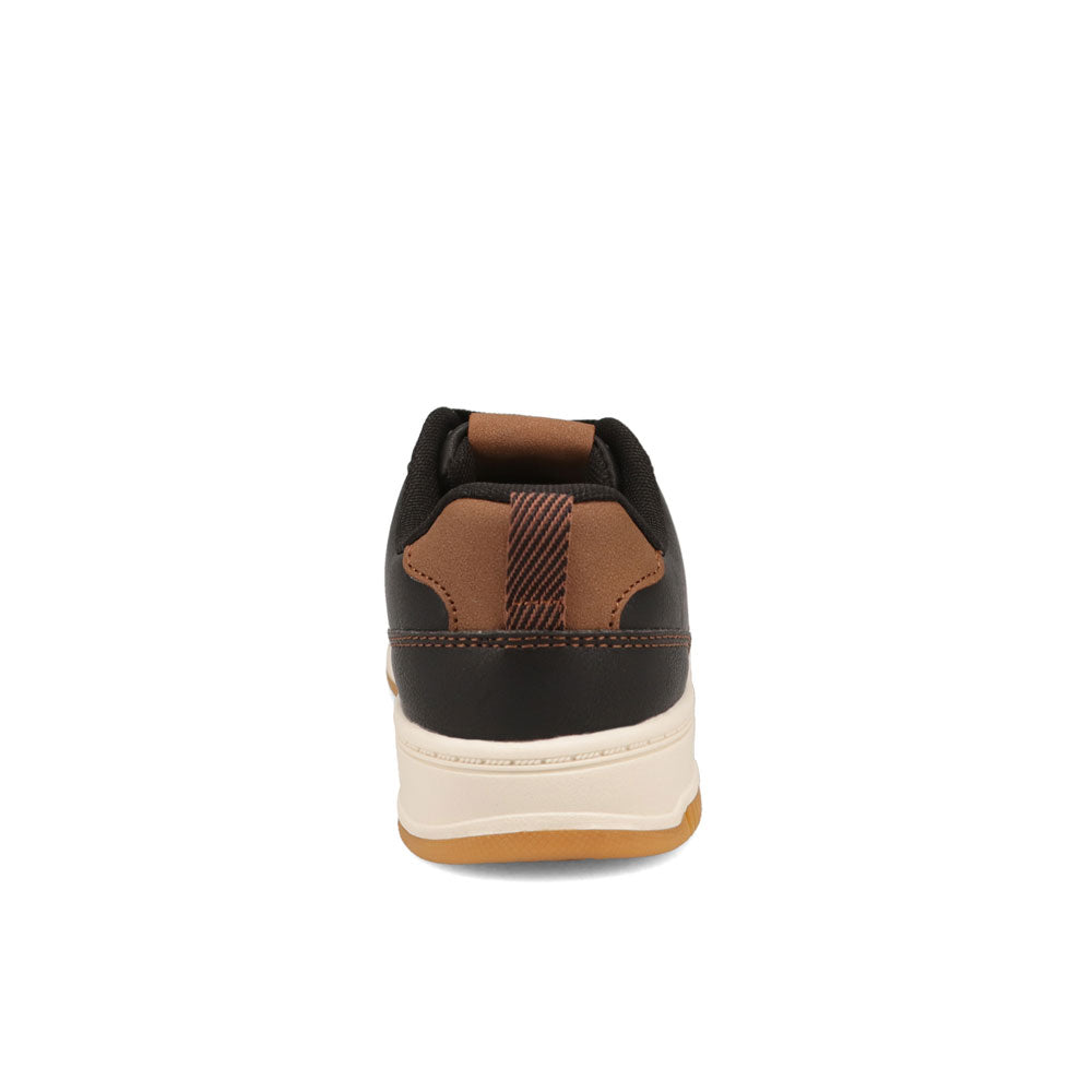 Black/British Tan-Dockers Little Kids Overtime Laser Casual Sneaker Shoe