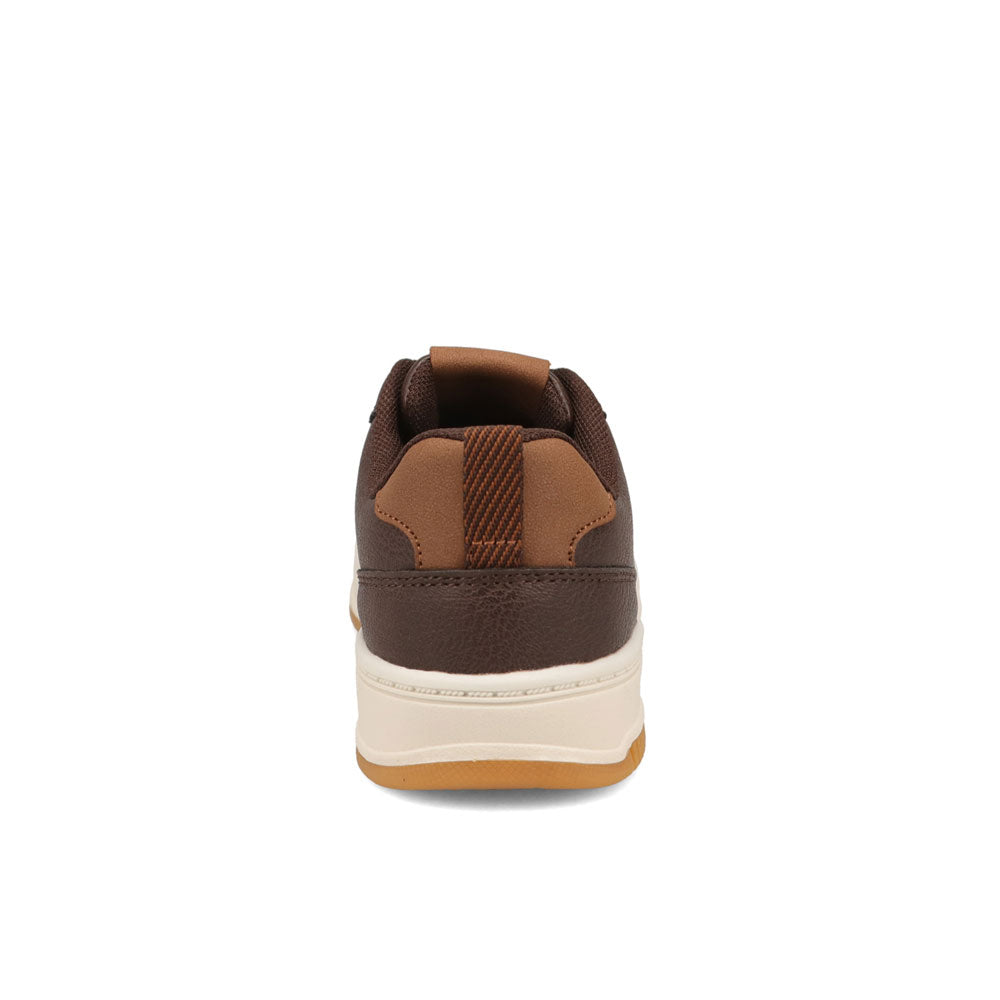 Brown/British Tan-Dockers Little Kids Overtime Laser Casual Sneaker Shoe