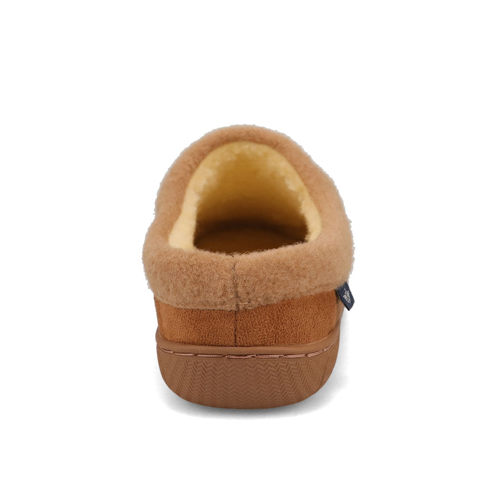 Tan-Dockers Mens Hiram Moc Toe Clog House Shoe Slippers
