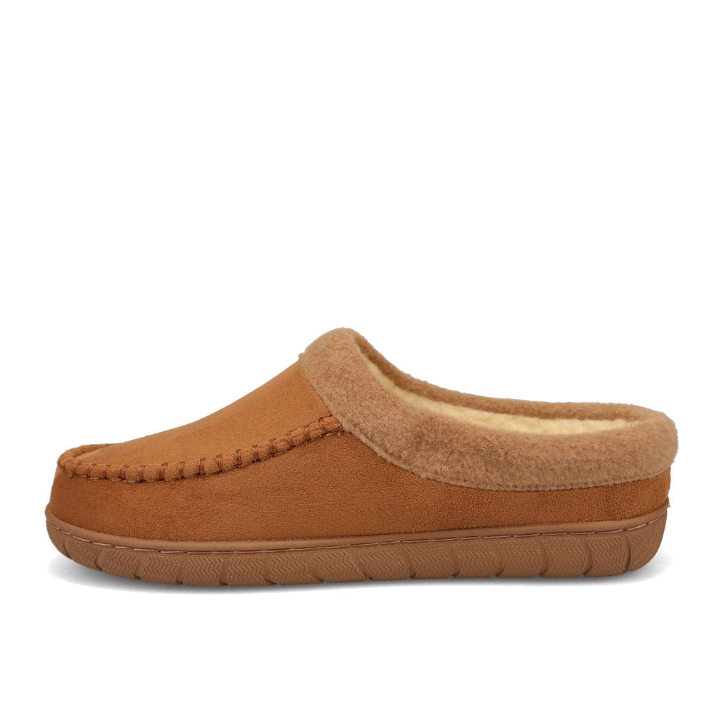 Tan-Dockers Mens Hiram Moc Toe Clog House Shoe Slippers