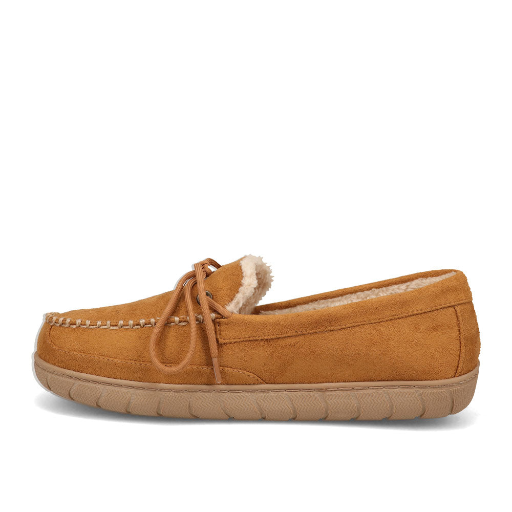 Tan-Dockers Mens Weller Moccasin House Shoe Slippers