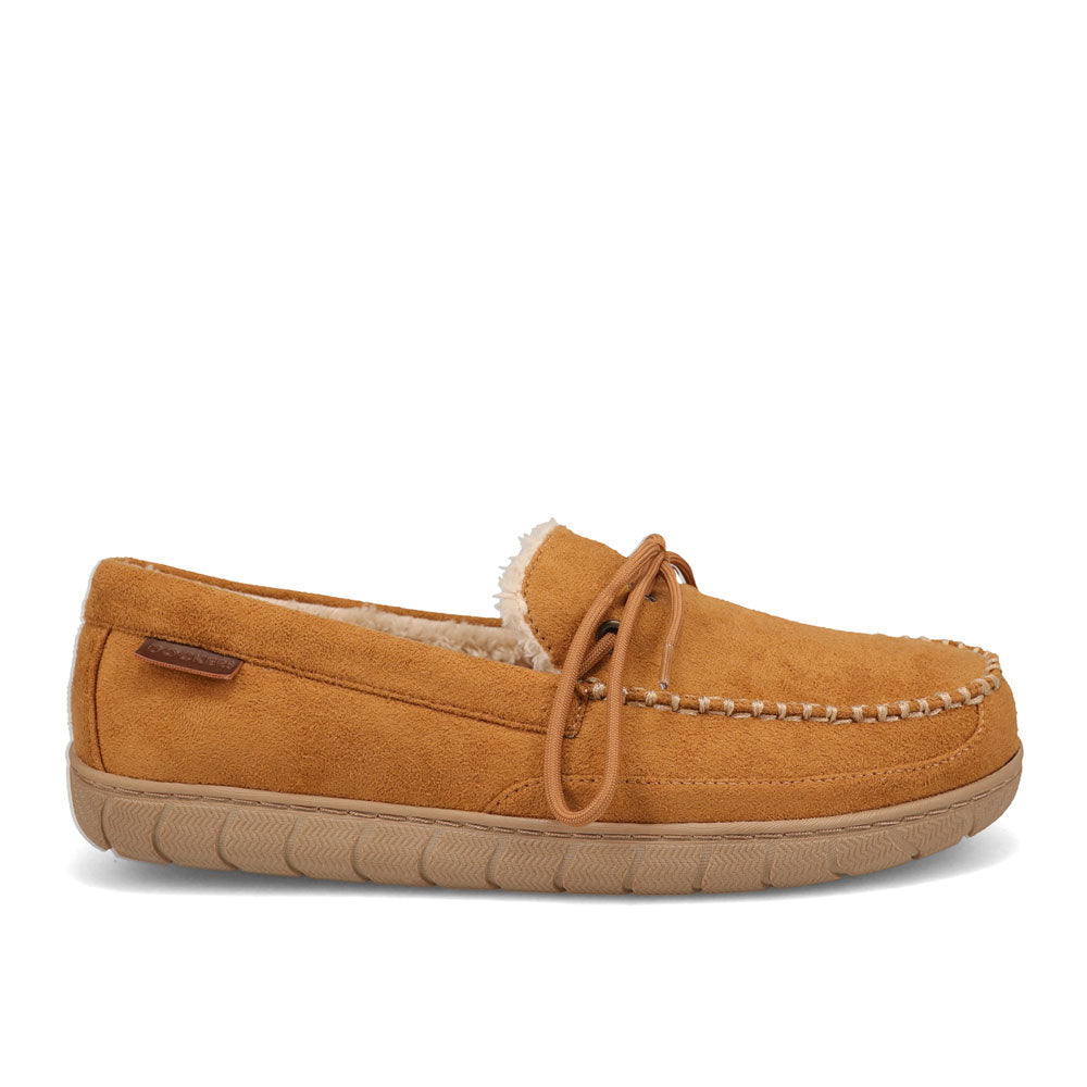 Tan-Dockers Mens Weller Moccasin House Shoe Slippers