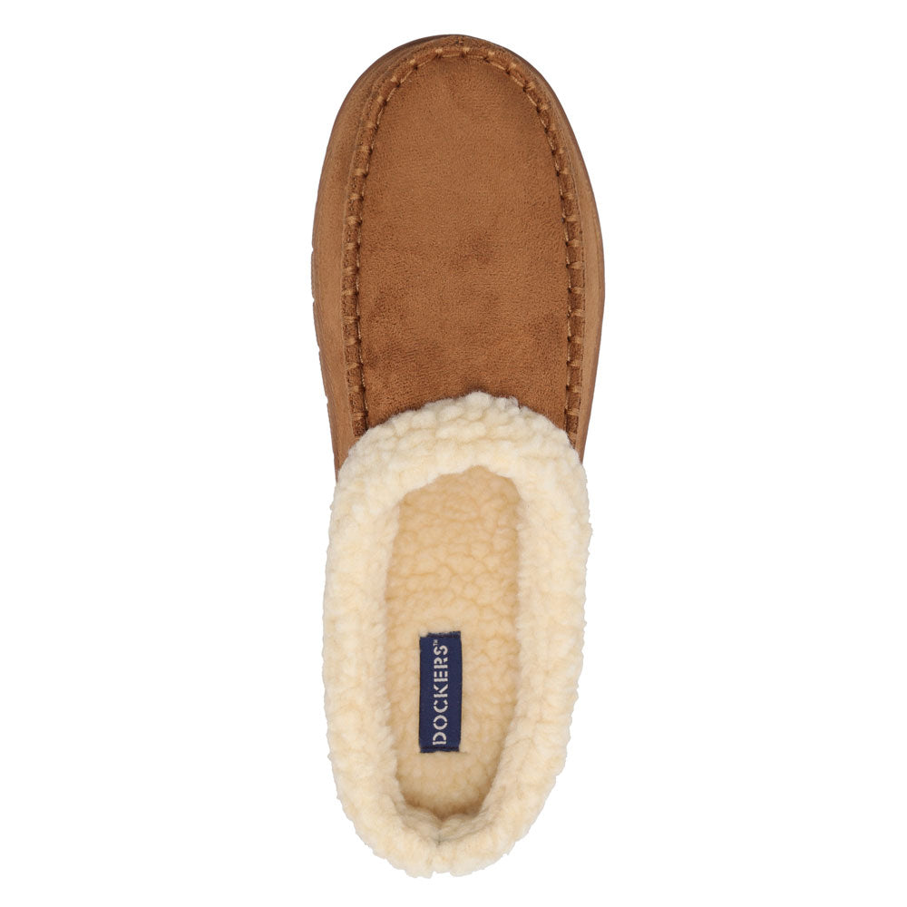 Tan-Dockers Mens Walt Clog House Shoe Slippers