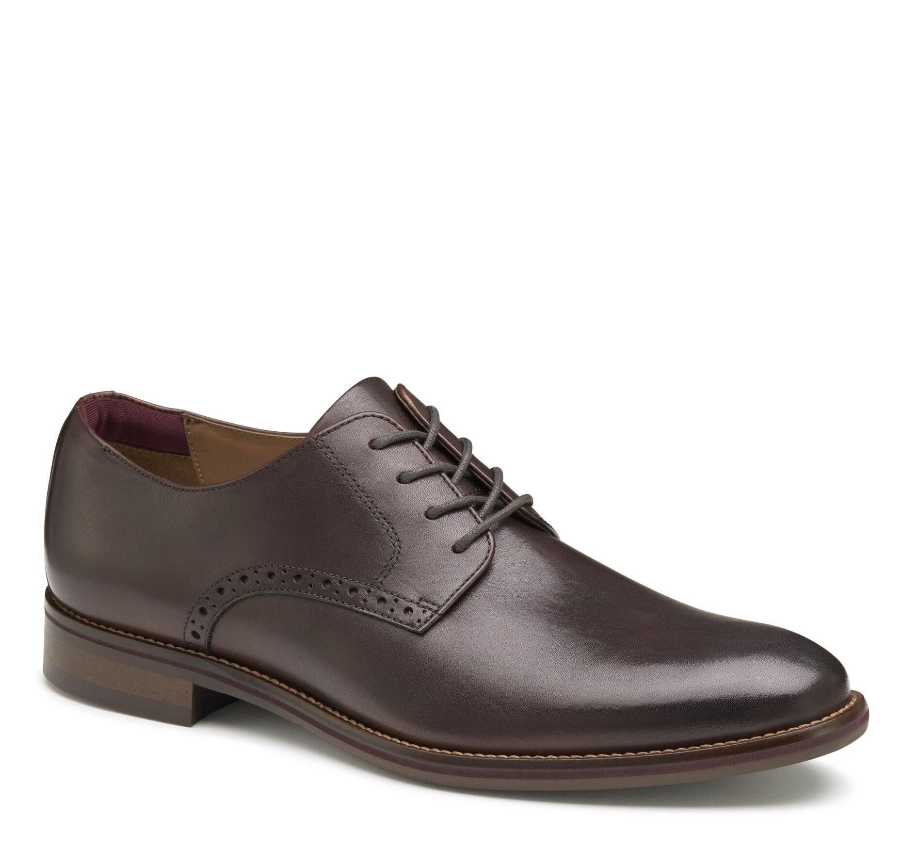 Mahogany Full Grain-Johnston & Murphy Mens  Conard 2.0 Plain Toe Shoe