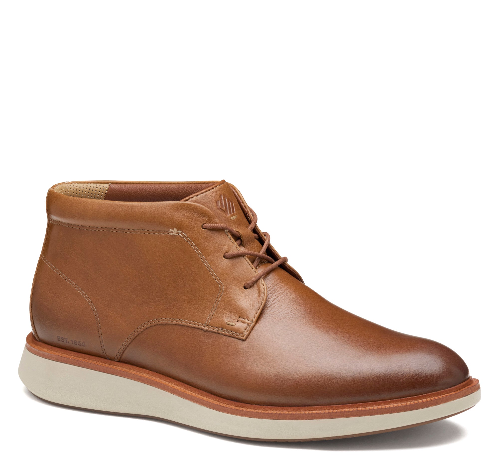 Brown Waterproof Full Grain Leather-Johnston & Murphy Men's XC Parker Chukka Boot