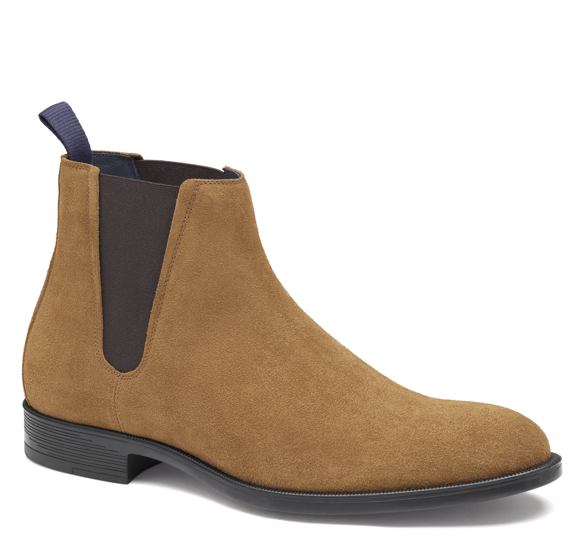 Snuff Italian Suede-Johnston & Murphy Men's Flynch Chelsea Dress Boot
