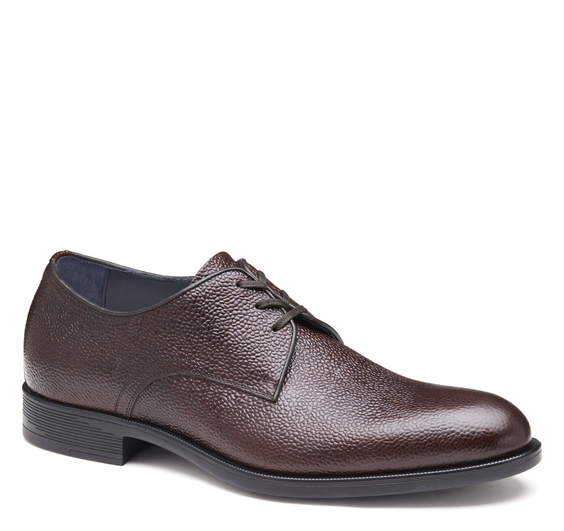 Mahogany English Scotch Grain-Johnston & Murphy Men's Flynch Plain Toe Dress Oxford