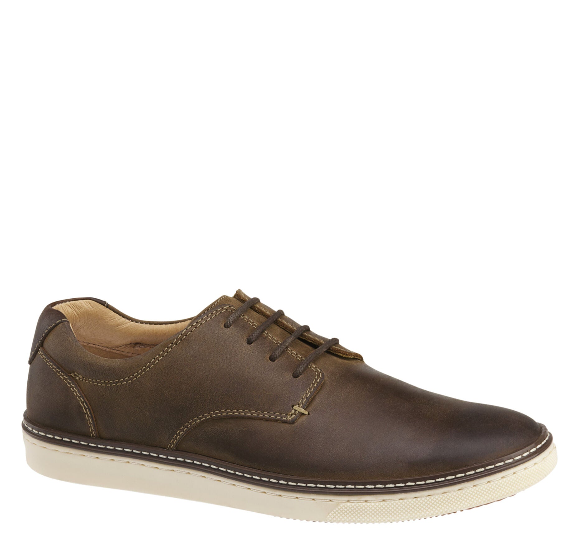 Tan Oiled Full Grain-Johnston & Murphy Men's McGuffey Plain Toe Tan Oiled Full Grain