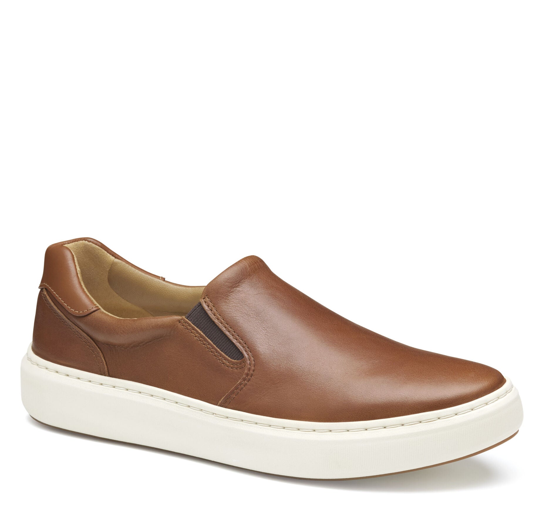 Tan Full Grain-Johnston & Murphy Men's Anders Slip-On Dress Casual Shoe