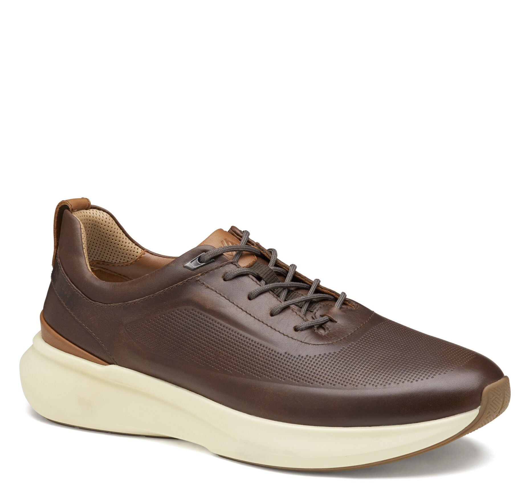 Brown Waterproof Full Grain-Johnston & Murphy XC+ Declan U-Throat Dress Casual Sneaker