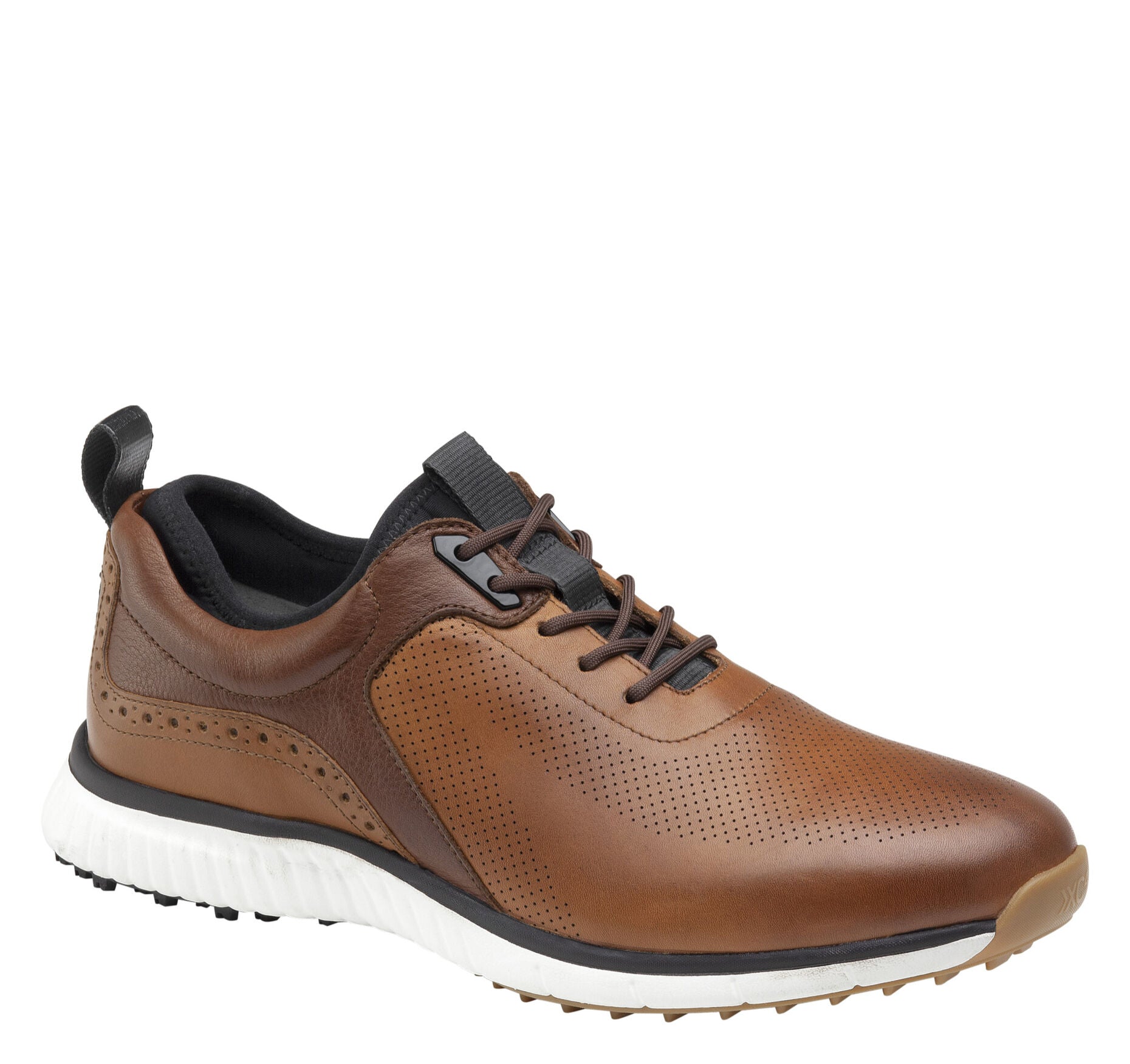 Tan Waterproof Full Grain-Johnston & Murphy Men's XC4 H1-Luxe Hybrid Golf Shoes