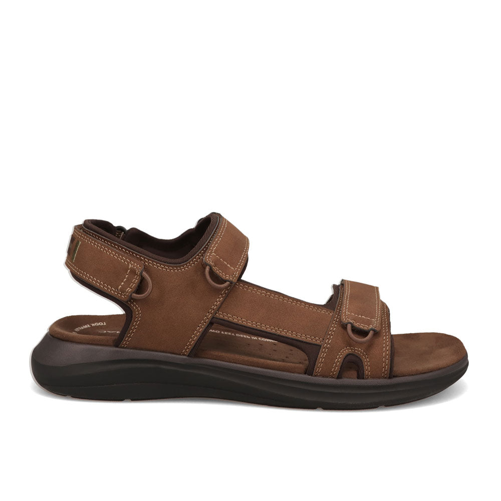 Dark Tan-JARMAN Mens Burton Outdoor Sport Sandals for Men