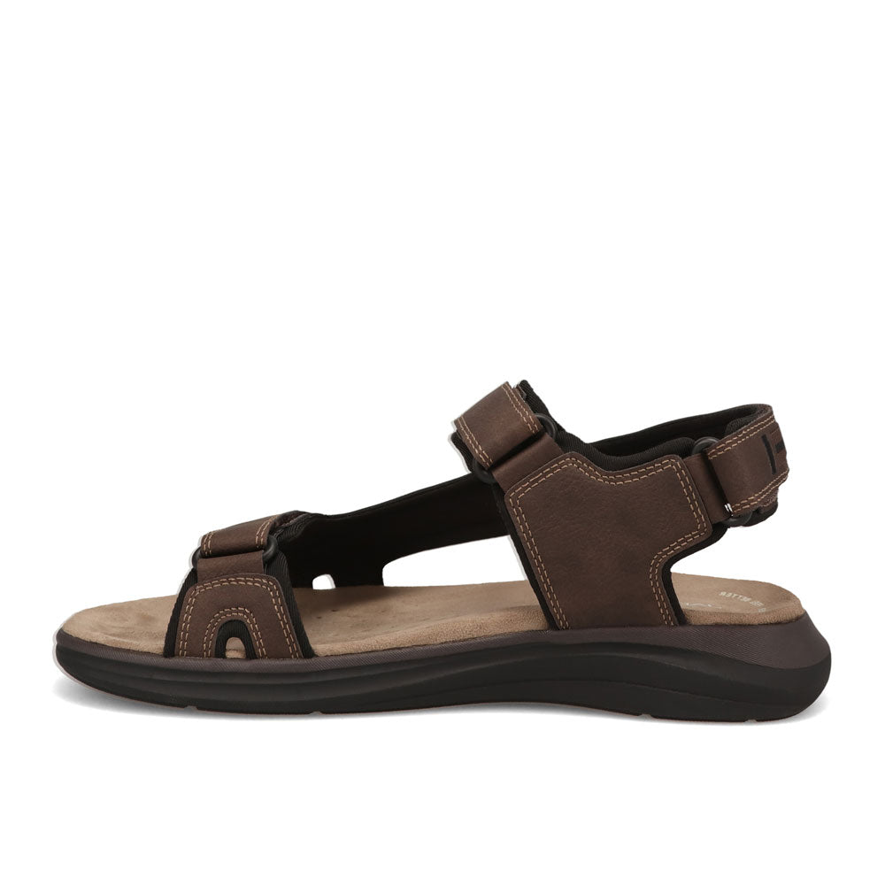 Dark Brown-JARMAN Mens Bishop Outdoor Sport Fisherman Sandal