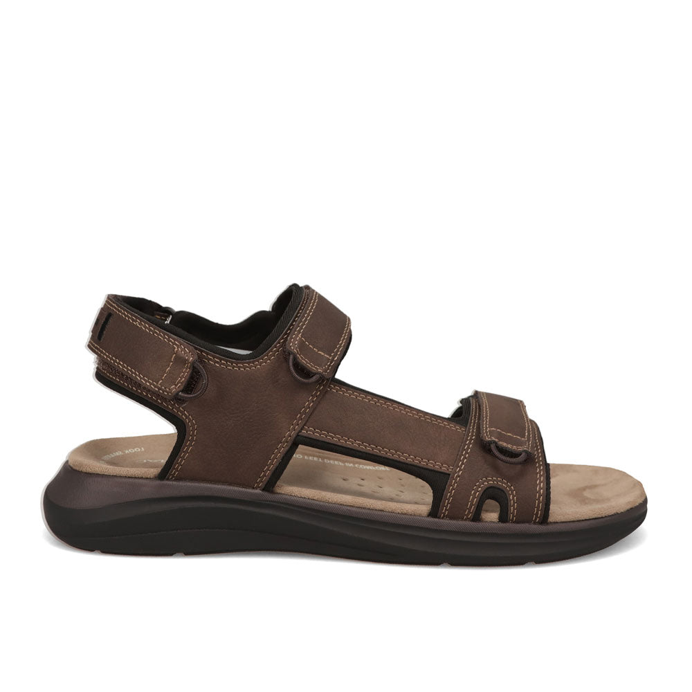 Dark Brown-JARMAN Mens Bishop Outdoor Sport Fisherman Sandal