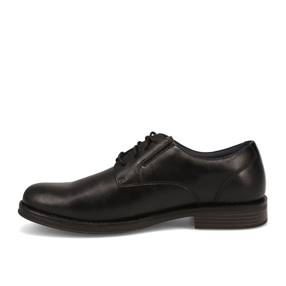 Black-JARMAN Mens Bourne Polished Lace-up Oxford Dress Shoe