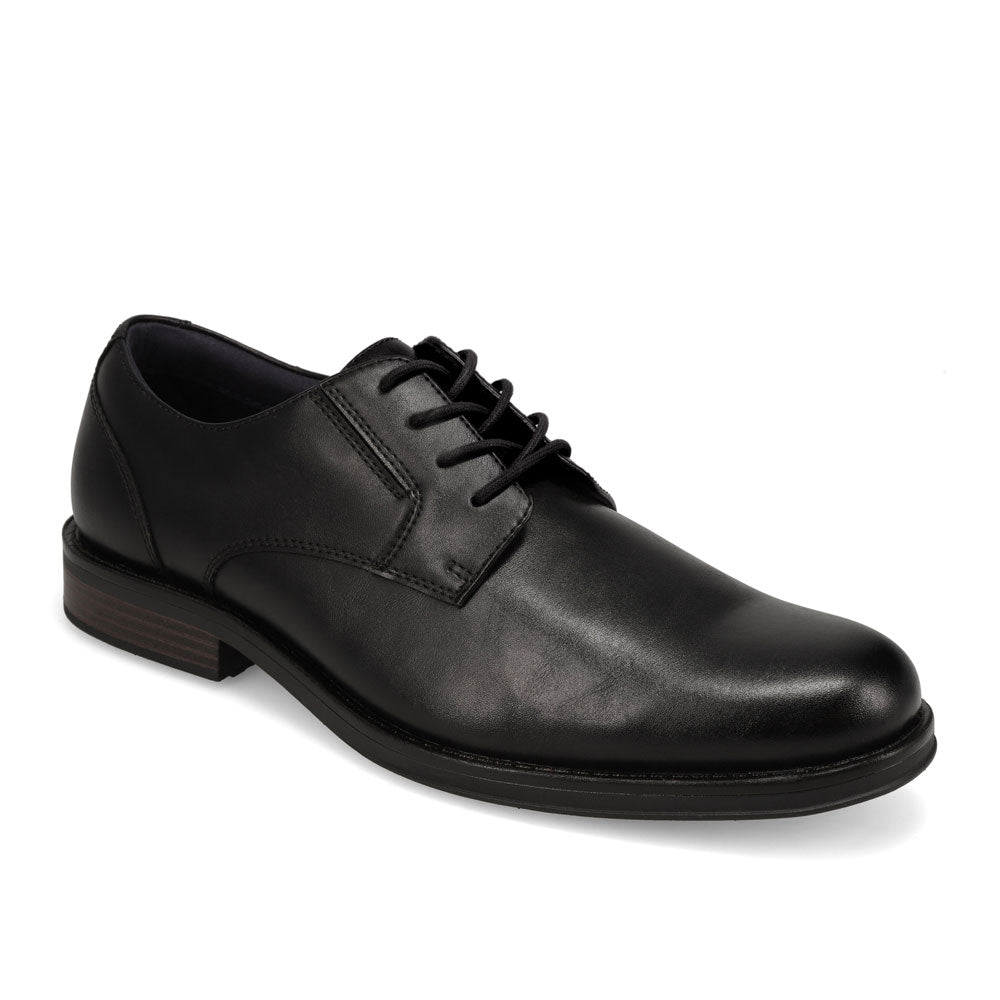 Black-JARMAN Mens Barclay Polished Cap Toe Dress Shoe