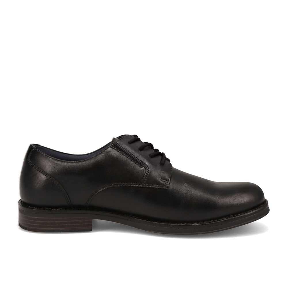 Black-JARMAN Mens Bourne Polished Lace-up Oxford Dress Shoe