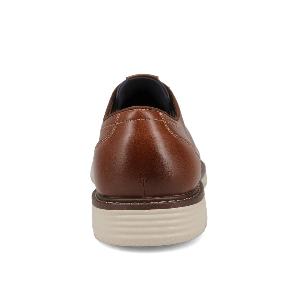 Cognac-JARMAN Mens Elias Casual Lace Up Oxford Shoe