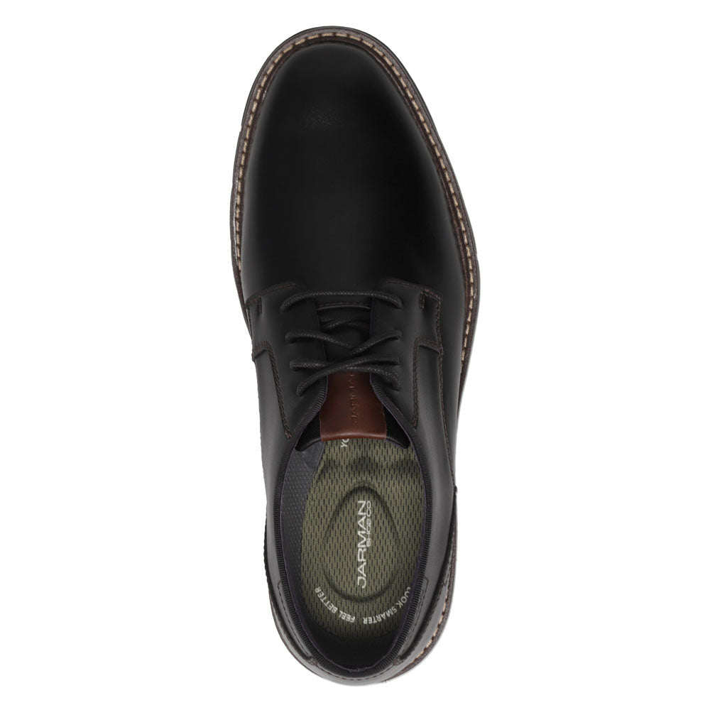 Black-JARMAN Mens Elias Casual Lace Up Oxford Shoe
