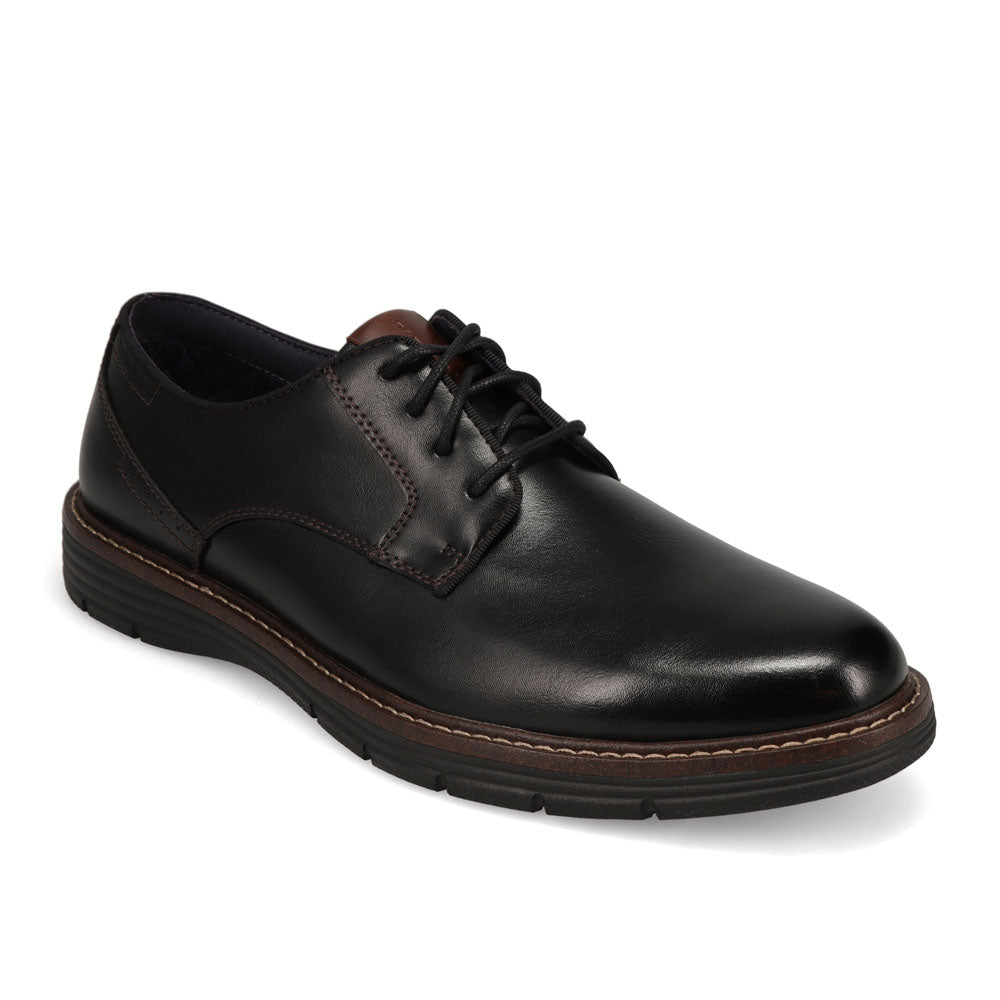 Dark Tan-JARMAN Mens Eldridge Casual Lace Up Oxford Shoe