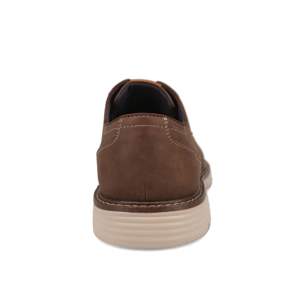 Brown-JARMAN Mens Eldridge Casual Lace Up Oxford Shoe