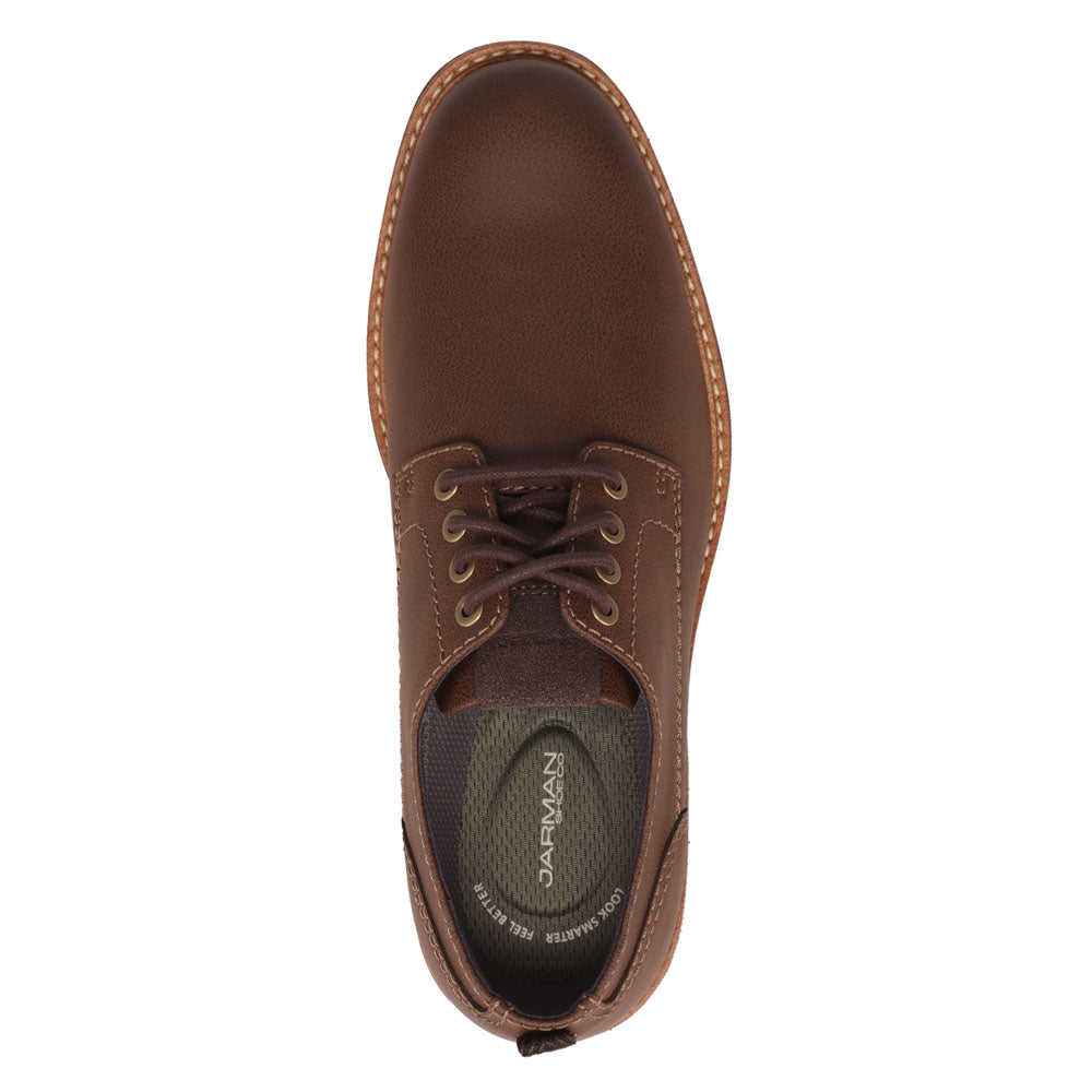 Chestnut-JARMAN Mens Winslow Rugged Casual Lace Up Shoe