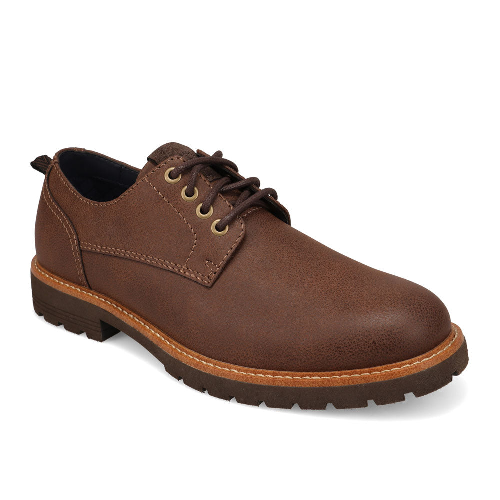 Chestnut-JARMAN Mens Winslow Rugged Casual Lace Up Shoe