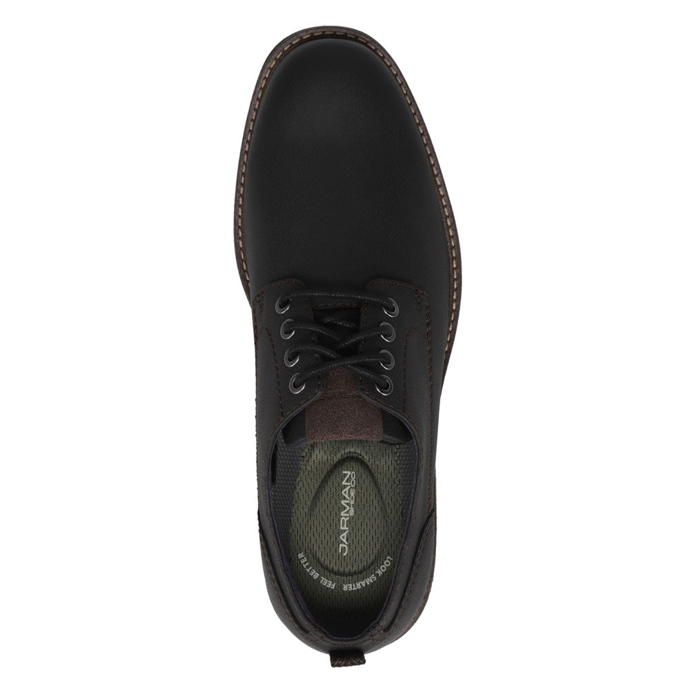 Black-JARMAN Mens Winslow Rugged Casual Lace Up Shoe