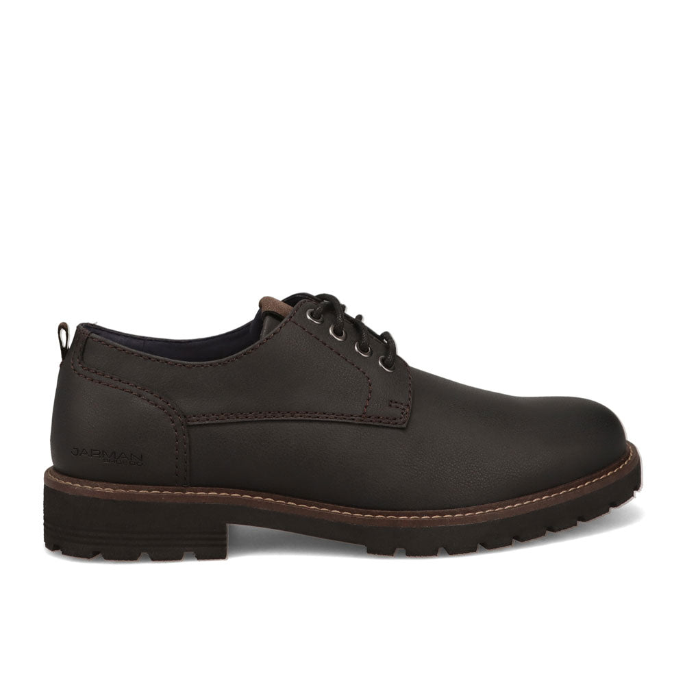 Black-JARMAN Mens Winslow Rugged Casual Lace Up Shoe